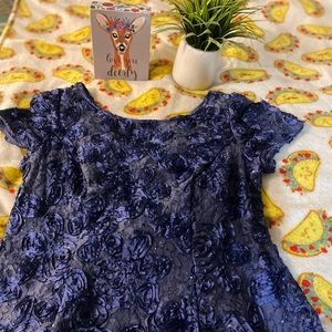 Alex Evenings Plus Size Rosette A-line Gown